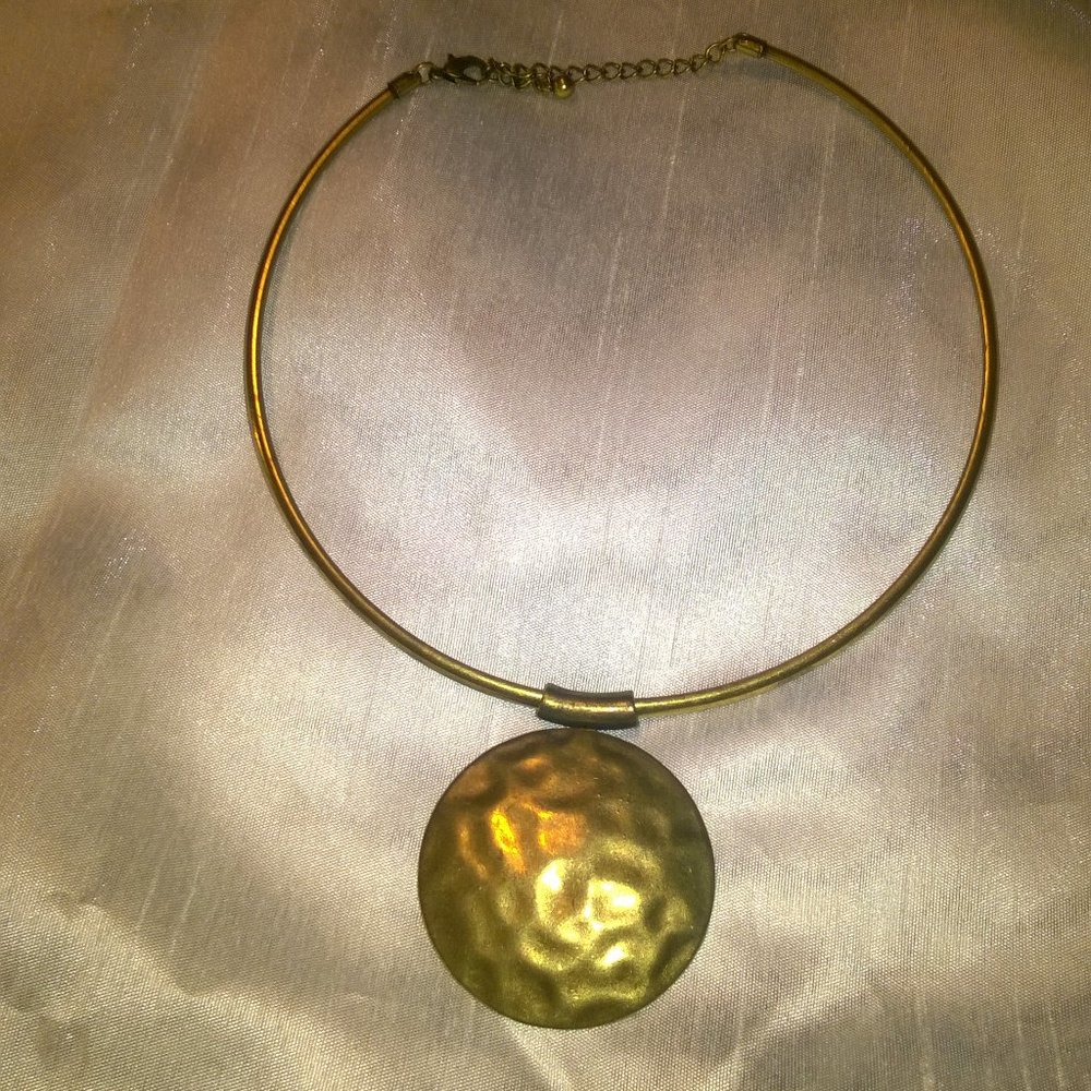 Gold Medallion Choker